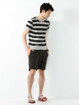 JOURNAL STANDARD EC担当さん(メンズ・180cm)の夏コーディネート