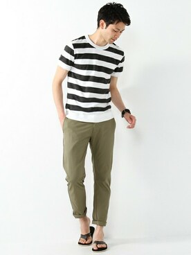 JOURNAL STANDARD EC担当さん（メンズ・180cm）の夏コーディネート