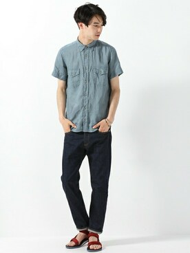 JOURNAL STANDARD EC担当さん（メンズ・185cm）の夏コーディネート