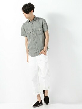 JOURNAL STANDARD EC担当さん（メンズ・185cm）の夏コーディネート