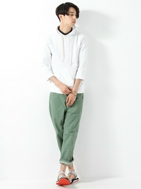 JOURNAL STANDARD EC担当さん（メンズ・185cm）の夏コーディネート