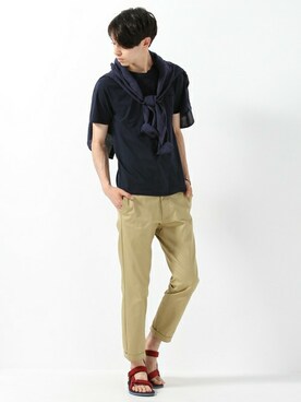 JOURNAL STANDARD EC担当さん（メンズ・185cm）の夏コーディネート