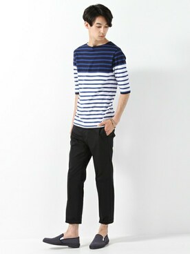 JOURNAL STANDARD EC担当さん（メンズ・185cm）の夏コーディネート