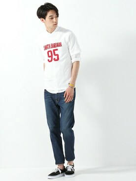 JOURNAL STANDARD EC担当さん（メンズ・185cm）の夏コーディネート