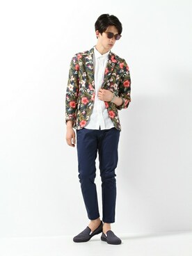 JOURNAL STANDARD EC担当さん（メンズ・180cm）の夏コーディネート