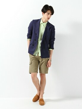 JOURNAL STANDARD EC担当さん（メンズ・180cm）の夏コーディネート