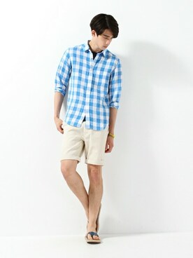 JOURNAL STANDARD EC担当さん（メンズ・180cm）の夏コーディネート