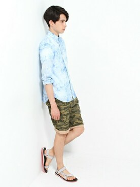 JOURNAL STANDARD EC担当さん（メンズ・180cm）の夏コーディネート