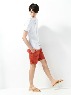 JOURNAL STANDARD EC担当さん（メンズ・180cm）の夏コーディネート