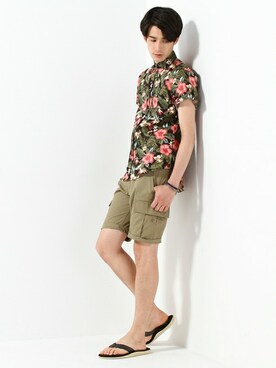 JOURNAL STANDARD EC担当さん（メンズ・180cm）の夏コーディネート