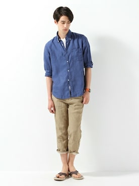 JOURNAL STANDARD EC担当さん（メンズ・180cm）の夏コーディネート