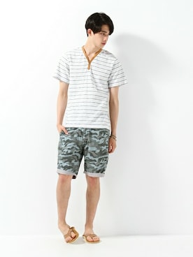 JOURNAL STANDARD EC担当さん（メンズ・180cm）の夏コーディネート