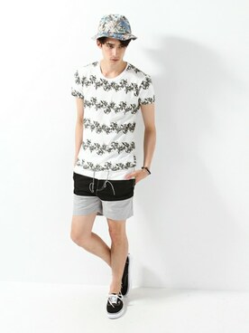 JOURNAL STANDARD EC担当さん(メンズ・180cm)の夏コーディネート