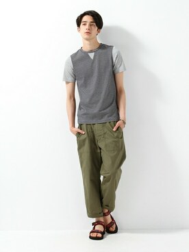 JOURNAL STANDARD EC担当さん（メンズ・180cm）の夏コーディネート