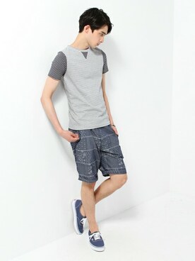 JOURNAL STANDARD EC担当さん（メンズ・180cm）の夏コーディネート