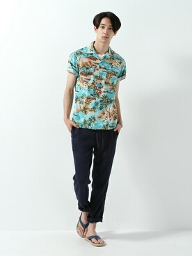 JOURNAL STANDARD EC担当さん（メンズ・180cm）の夏コーディネート