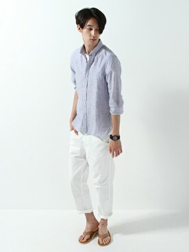 JOURNAL STANDARD EC担当さん（メンズ・180cm）の夏コーディネート