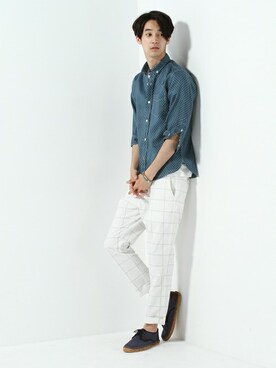 JOURNAL STANDARD EC担当さん（メンズ・180cm）の夏コーディネート