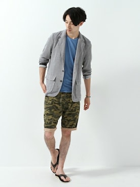 JOURNAL STANDARD EC担当さん（メンズ・180cm）の夏コーディネート