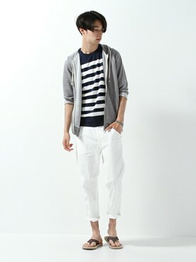 JOURNAL STANDARD EC担当さん(メンズ・180cm)の夏コーディネート