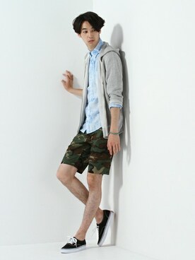 JOURNAL STANDARD EC担当さん（メンズ・180cm）の夏コーディネート