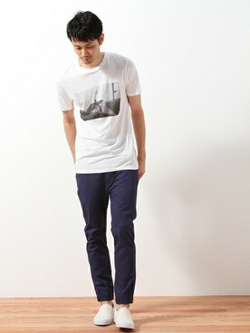 JOURNAL STANDARD EC担当さん（メンズ・180cm）の夏コーディネート