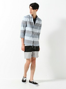 JOURNAL STANDARD EC担当さん（メンズ・180cm）の夏コーディネート