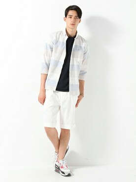 JOURNAL STANDARD EC担当さん（メンズ・180cm）の夏コーディネート