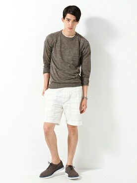 JOURNAL STANDARD EC担当さん（メンズ・180cm）の夏コーディネート