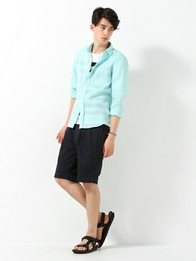 JOURNAL STANDARD EC担当さん（メンズ・180cm）の夏コーディネート