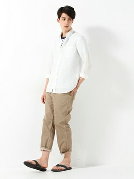 JOURNAL STANDARD EC担当さん（メンズ・180cm）の夏コーディネート