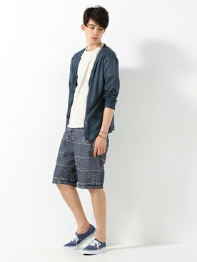 JOURNAL STANDARD EC担当さん（メンズ・180cm）の夏コーディネート