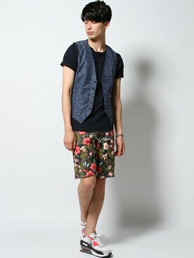 JOURNAL STANDARD EC担当さん（メンズ・180cm）の夏コーディネート