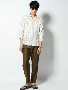 JOURNAL STANDARD EC担当さん（メンズ・180cm）の夏コーディネート