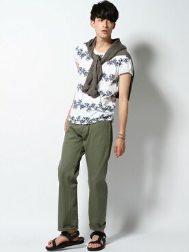 JOURNAL STANDARD EC担当さん(メンズ・180cm)の夏コーディネート