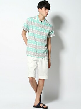 JOURNAL STANDARD EC担当さん（メンズ・180cm）の夏コーディネート