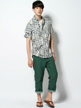 JOURNAL STANDARD EC担当さん（メンズ・180cm）の夏コーディネート