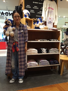「SEVENDAYS=SUNDAY（セブンデイズサンデイ）のアイテム（音楽/本・雑誌）」を使った、Konnoさん（レディース・149cm）の秋コーディネート