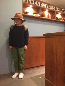 「ハリスツイード」｜Konnoさん（レディース・149cm）の秋コーディネート