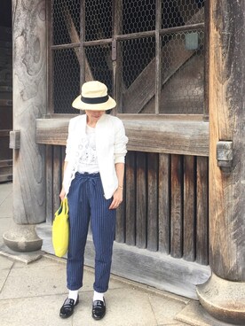 「Marc by Marc Jacobs（マークバイマークジェイコブス）のアイテム（その他シューズ）」を使った、keiさん（レディース・155cm）の春コーディネート