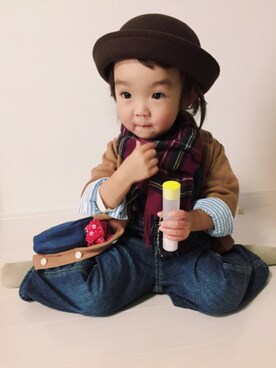 nicori.さん（キッズ・80cm）の冬コーディネート