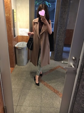 「theory（セオリー）のアイテム（その他アウター）」を使った、saaayaaakaaaさん（レディース・158cm）の秋コーディネート