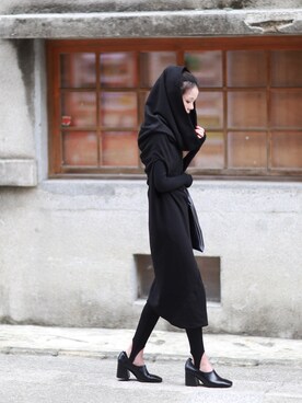 「streetsnap」｜「アイテム（ワンピース/ドレス）」を使った、Miriam Mibaoさん（レディース・163cm）の冬コーディネート