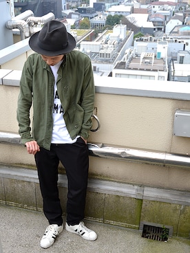 「スーパースター」｜presi☆さん（メンズ・175cm）の春コーディネート