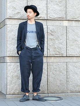「Johnbull Private labo（ジョンブルプライベートラボ）のアイテム（その他トップス）」を使った、presi☆さん（メンズ・175cm）の春コーディネート