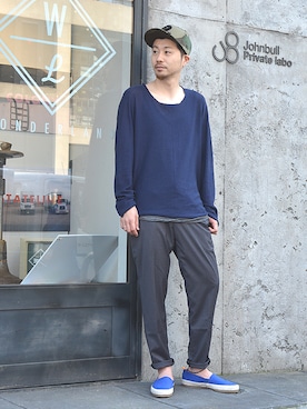 「2 class.ics（トゥークラスドットイクス）のアイテム」を使った、presi☆さん（メンズ・175cm）の春コーディネート