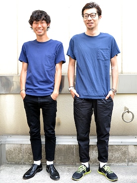 「ポケットＴシャツ」｜presi☆さん（メンズ・175cm）の春コーディネート