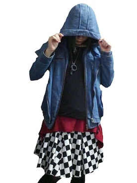「市松」｜あきさん（レディース・160cm）の冬コーディネート