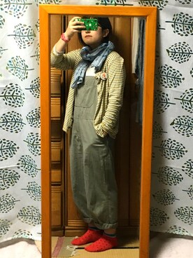 「アイテム（アナログ腕時計、ピンク系）」を使った、Nyao!さん（レディース・156cm）の春コーディネート