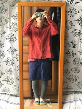 「rough（ラフ）のアイテム（トップス）」を使った、Nyao!さん（レディース・156cm）の秋コーディネート